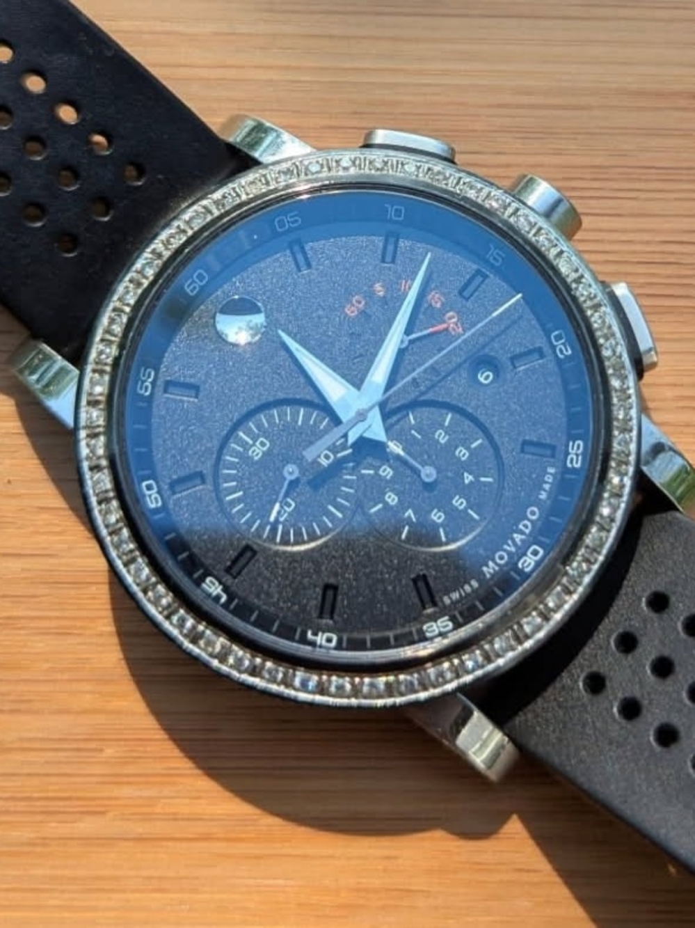 Movado Watch Men's Watch DIAMONDS SPORTS MUSEUM